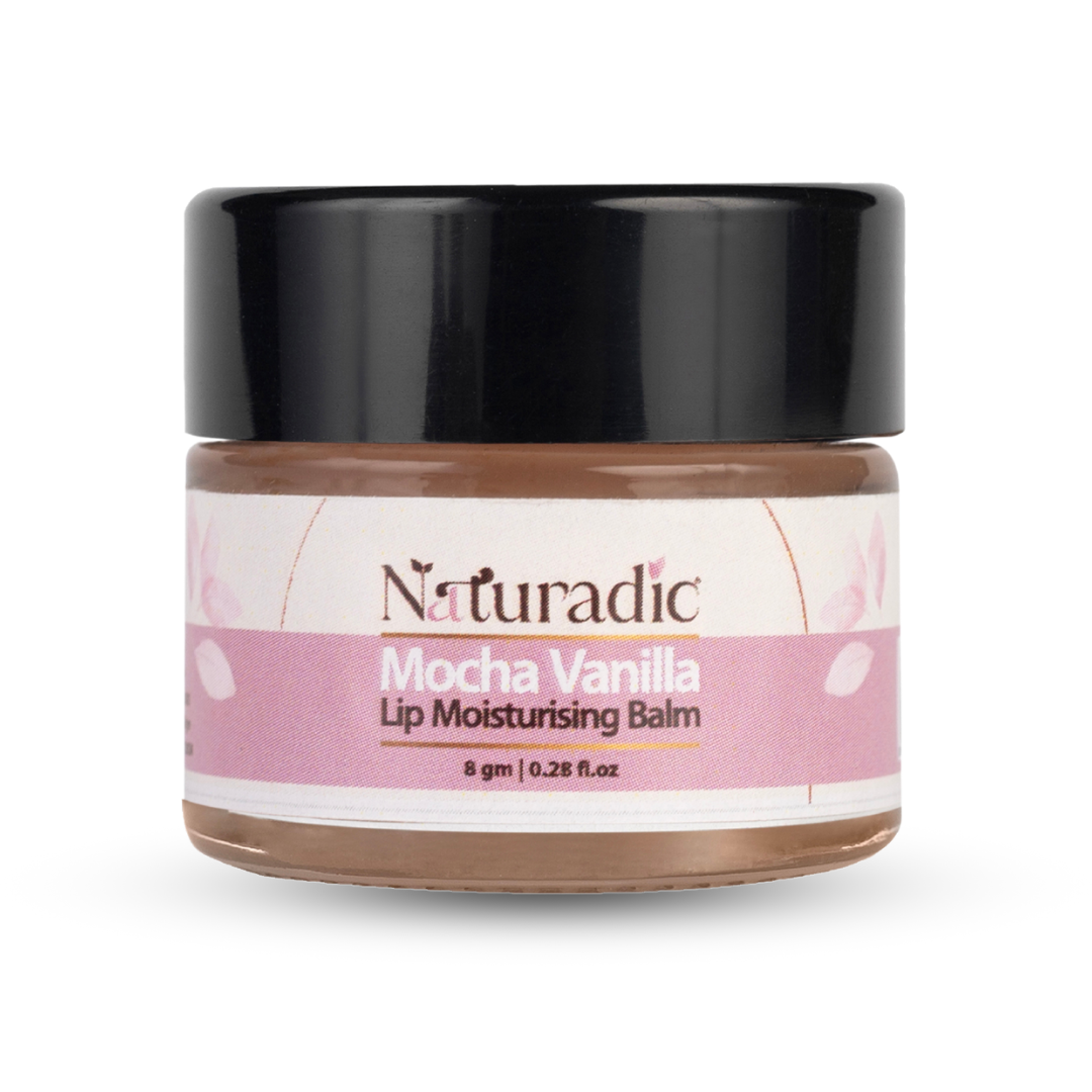 Mocha Vanilla Lip Moisturizing Balm - Naturadic