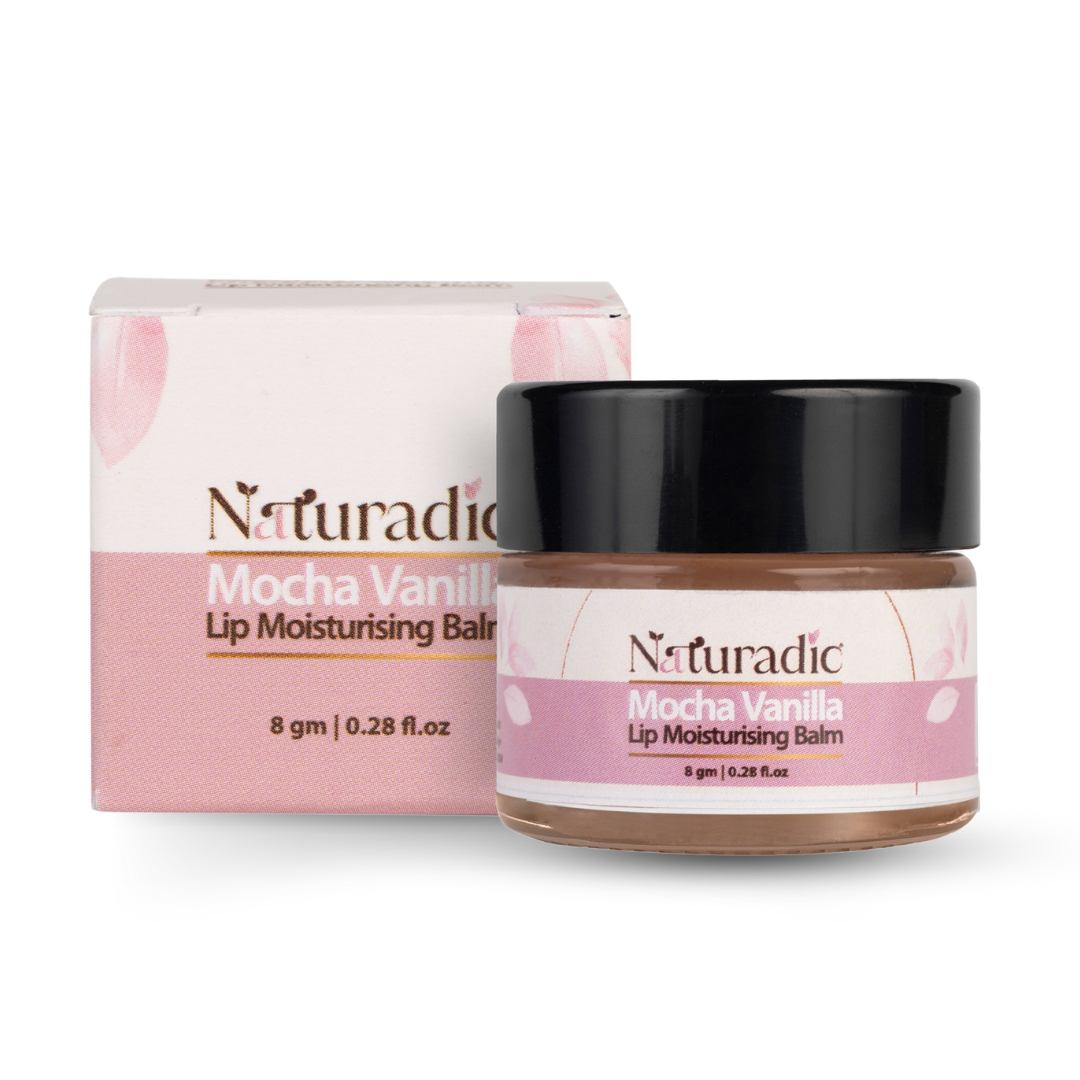 Mocha Vanilla Lip Moisturizing Balm - Naturadic