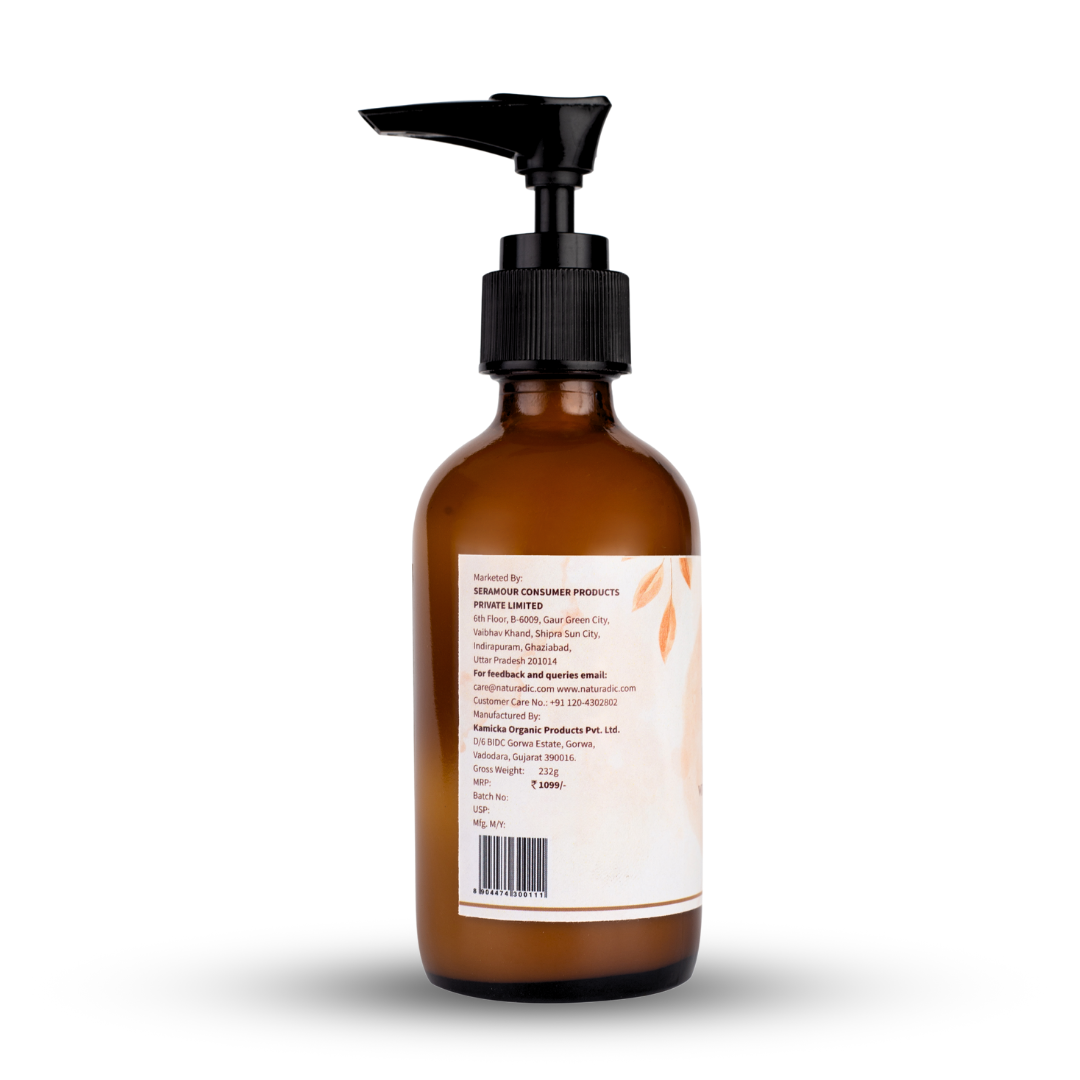 Toning & Revitalising Chandan Body Lotion with Tamanu Oil and Vitamin E - Naturadic
