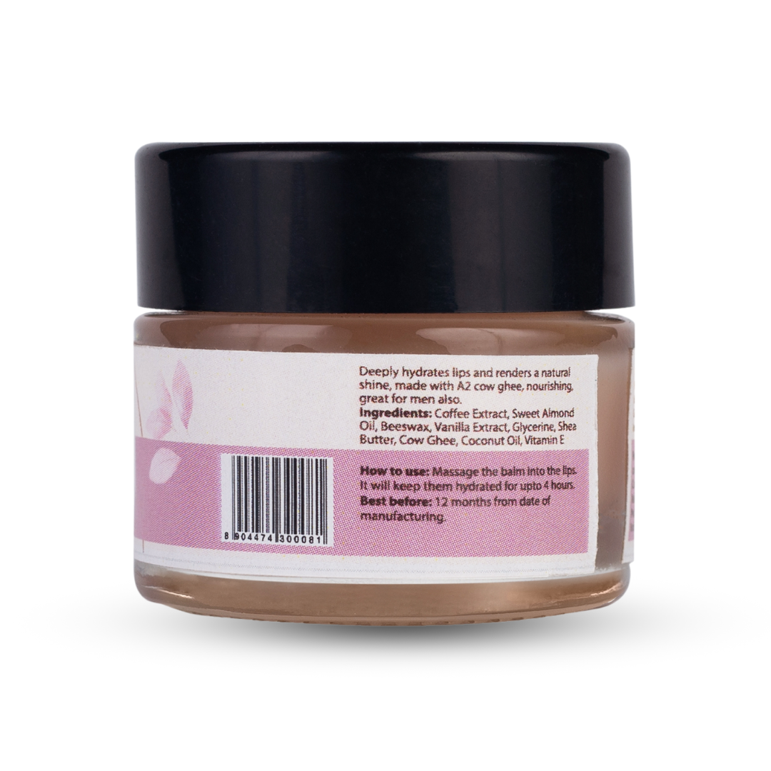 Mocha Vanilla Lip Moisturizing Balm - Naturadic