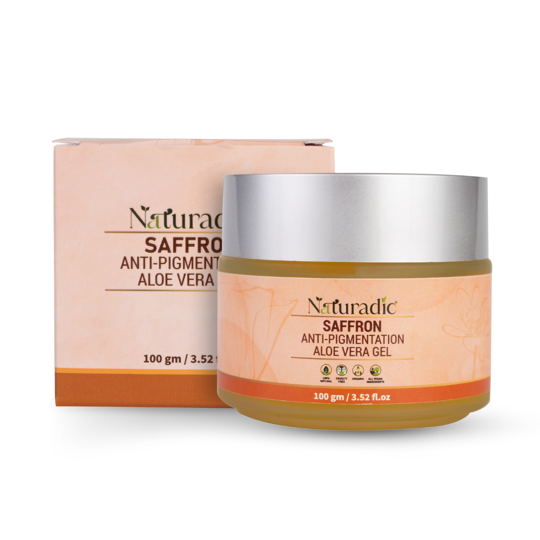 Saffron Anti-Pigmentation Aloe Vera Gel - Naturadic