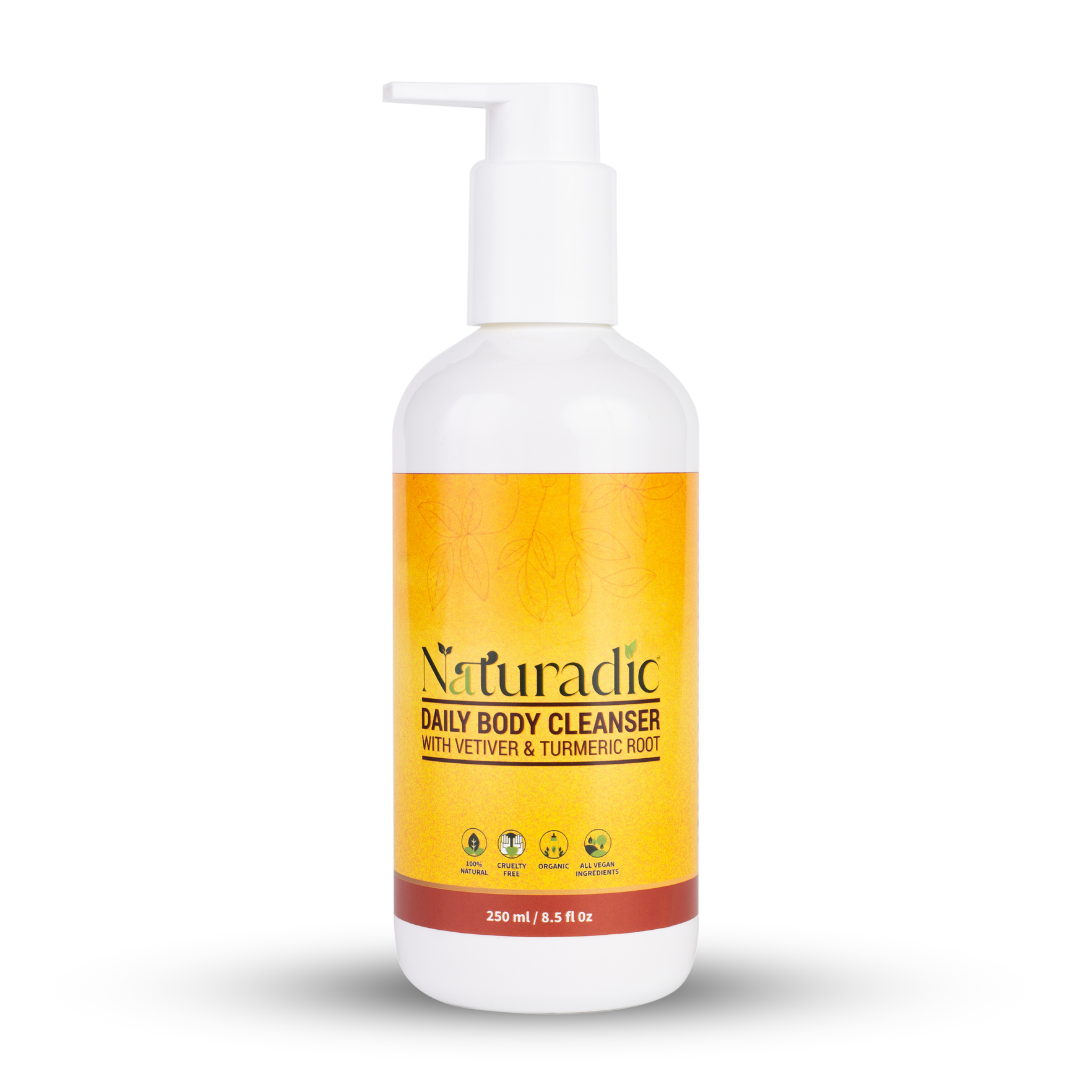 Daily Body Cleanser with Vetiver & Turmeric Root - Naturadic