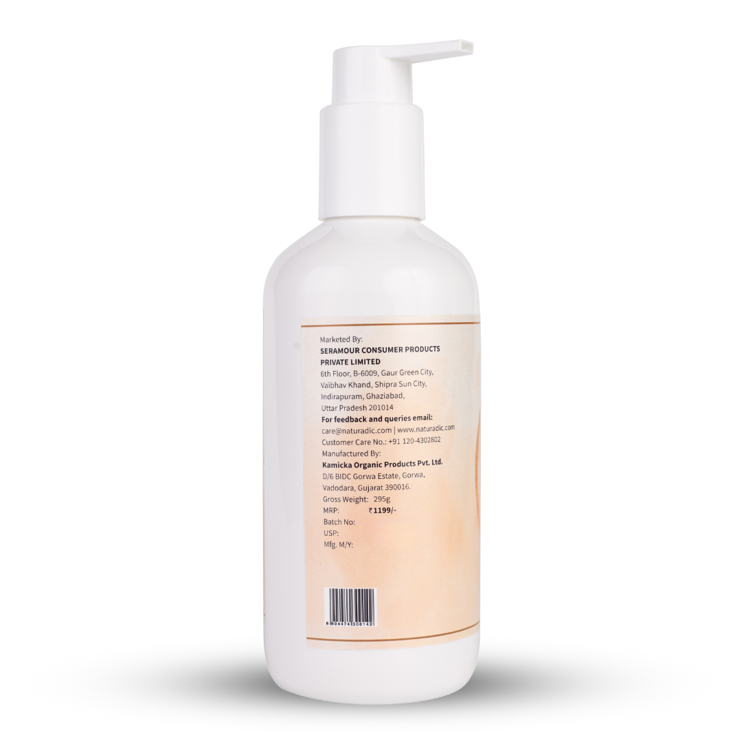 Hydrating Daily Body Cleanser with Ashwagandha, Lotus seed & Basil - Naturadic