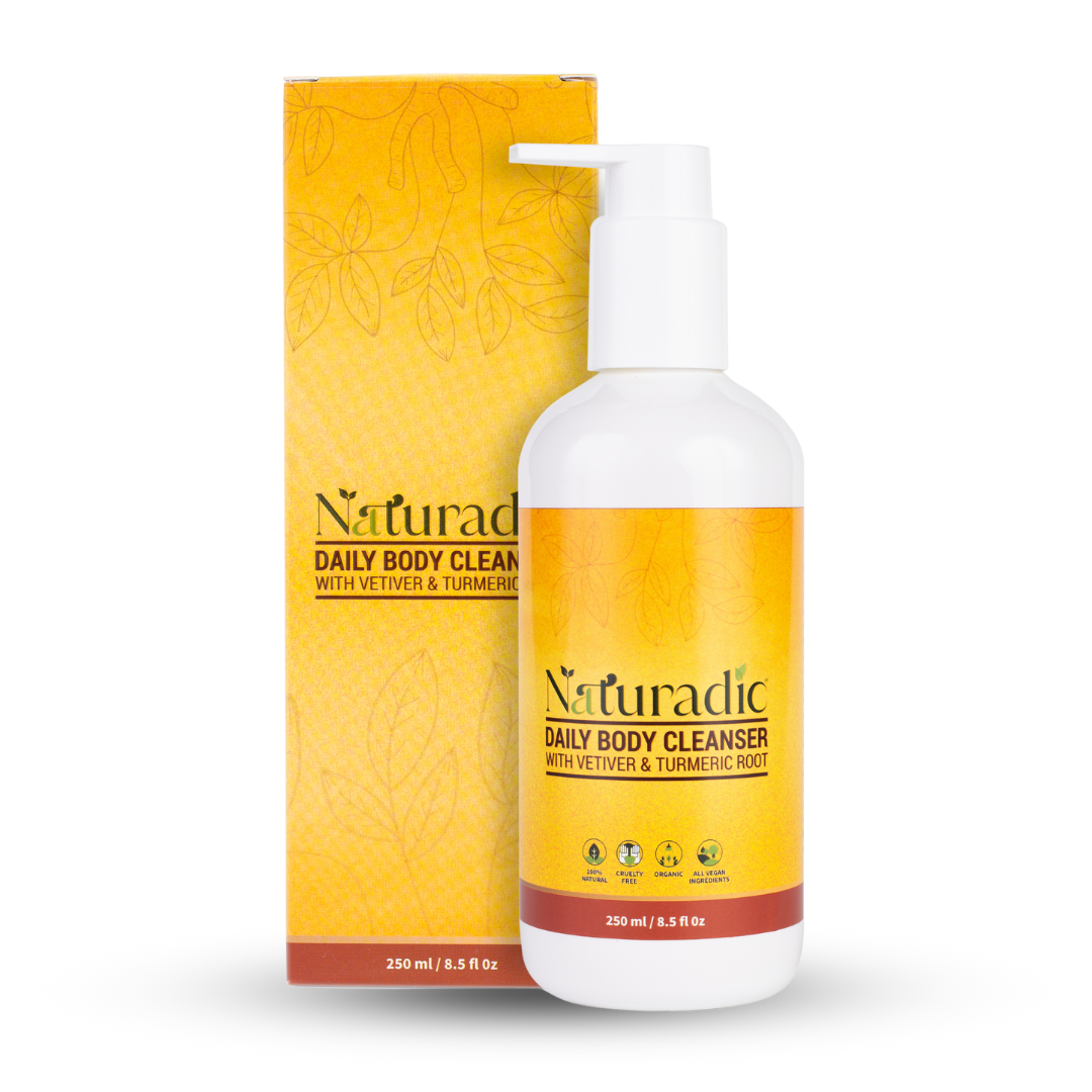 Daily Body Cleanser with Vetiver & Turmeric Root - Naturadic